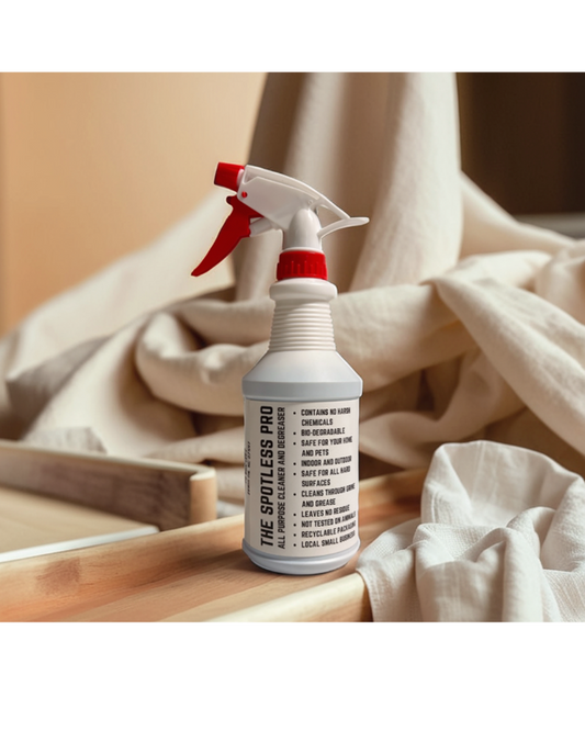 16OZ Spotless Pro ALL-PURPOSE Cleaner & Degreaser With Spray Bottle & Nozzle